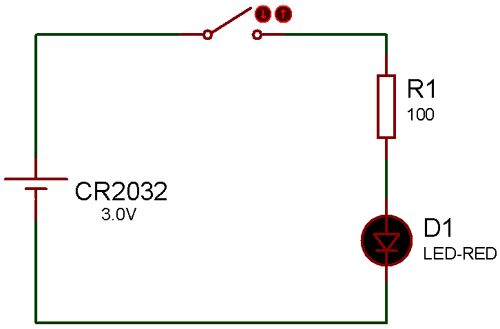 使用cr2032的电路