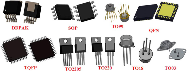 不同类型的IC封装