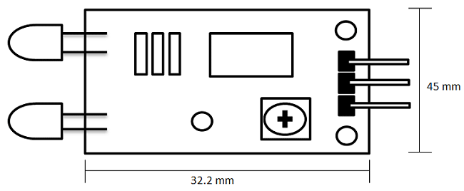 红外传感器模块2D型号