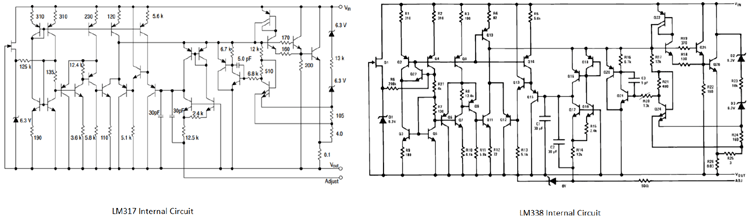 LM338和LM317内电路图