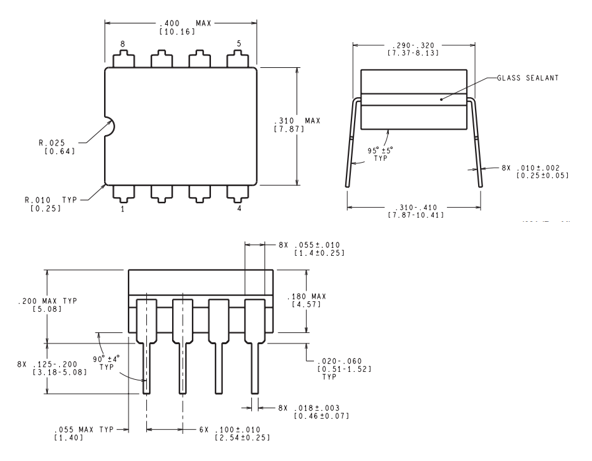 LM393低偏移电压双比较器2-D型号