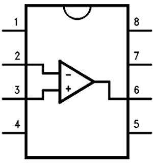 LM709运算放大器内部框图