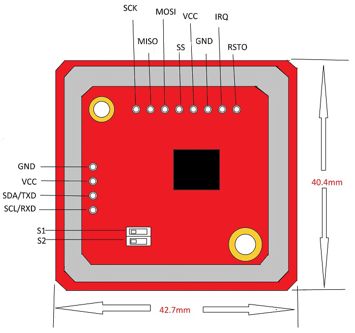 PN532 NFC模块2D型号