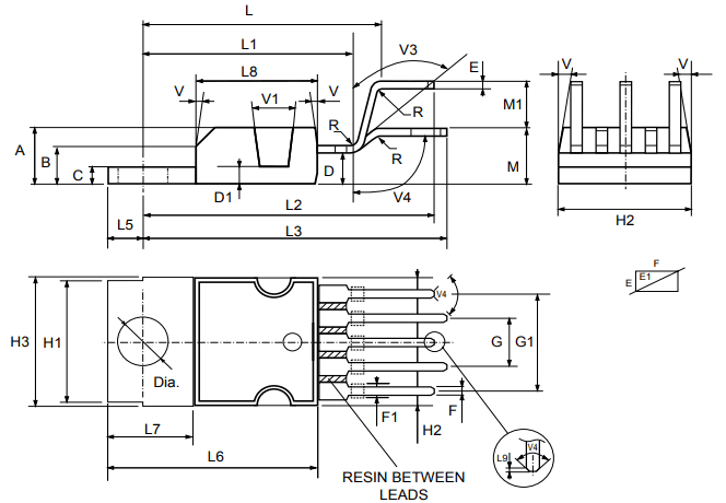 TDA2050 32W音频功率放大器2D-Model